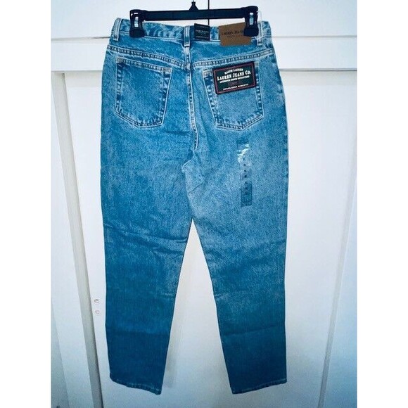 NWT Lauren Ralph Lauren Jeans Co Classic Straight Denim Jean Sz 8 Fits 28x31.5 - Picture 3 of 16